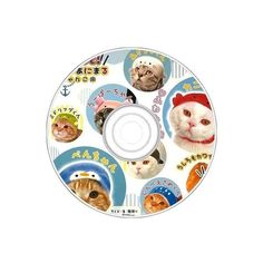 a cd with pictures of cats on it