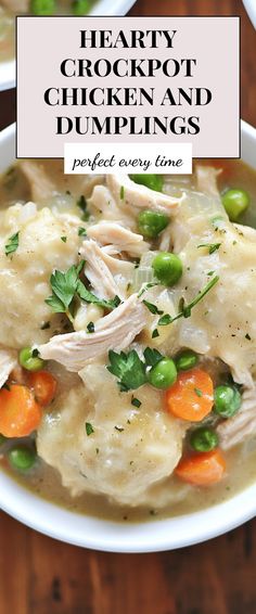 Image for Hearty Crockpot Chicken and Dumplings Crockpot Chicken And Dumpling Recipe, Crockpot Dumplings Chicken, Chicken And Dumplings In The Crockpot, Crock Pot Chicken And Dumplings Crockpot, Chicken Dumplings Crockpot Biscuits Easy, Crock Pot Chicken And Dumplings Biscuits, Chicken And Dumpling Crockpot, Crockpot Chicken And Dumplings Easy, Chicken Dumplings Crockpot