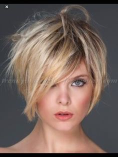 Tapered Haircut, Short Hairstyles For Thick Hair, Shag Hairstyles, Short Pixie Haircuts, Blonde Bobs, Short Hair Cuts For Women, Great Hair