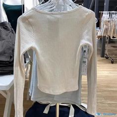 Orcajump - Buttoned Knitted Cardigan Sweater with Long Sleeves and a Round Neckline Cardigan Vest Sleeveless, Long Sleeve Knitted Cardigan, Knitting Women Cardigan, Knit Cardigan Sweater, Sleeveless Cardigan, Sleeveless Jacket, Round Neck Sweaters, Cardigan Sweaters For Women, Cardigan Top