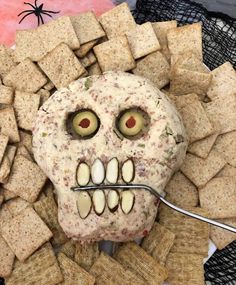 Halloween Cheese Ball, Halloween Dip, Halloween Appetizer, Cheese Ball Recipes