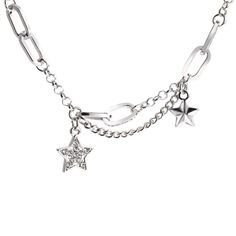 Star Chain Necklaces Alloy Chain Choker Chain Necklaces Features: Made of high-quality alloy material, strong, durable, no deformation, good quality, do not worry it breaking. Safe, lead and nickel-free, , friendly to skin. Adorable and fashionable, this piece would be one of your must-have accessories. Suitable for special occasions, such as date, anniversary, prom, party, banquet, wedding, and so on. Great for women and teen girls to provide a variety of different collocation. Specifications: Material: Alloy Length: Approx. 15.35+1.97inch(39+5cm) Package Includes: 1x Star Pendant Choker note: Please allow 1-2cm errors due to manual measurement. Due to the difference between different monitors, the picture may not reflect the actual color of the item. Banquet Wedding, Choker Chain, Y2k Jewelry, Pendant Choker, Costume Jewelry Necklaces, Chain Choker Necklace