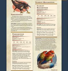 a bird is sitting on top of a page with information about its colors and features