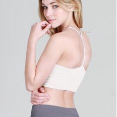 Nikibiki Skinny Y-Back Sports Bra - Stone Sporty Camisole Sports Bra With Built-in Bra, Sports Cami Crop Top With Built-in Bra, Sporty Cami Crop Top With Built-in Bra, Activewear Camisole With Built-in Bra For Gym, Sports Camisole Bra With Built-in Bra, Cami Sports Bra With Built-in Bra For Gym, Sports Camisole With Built-in Bra, Beige Sporty Activewear With Built-in Bra, Beige Stretch Sports Bra With Built-in Bra