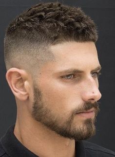 Mens Haircuts Short Fade, Mens Haircuts Short Sides, Short Haircut With Beard, Mens Haircut With Beard, Short Men's Hairstyles, Classic Short Hairstyles, Haircut With Beard, Fade Haircut With Beard, Short Sides Haircut