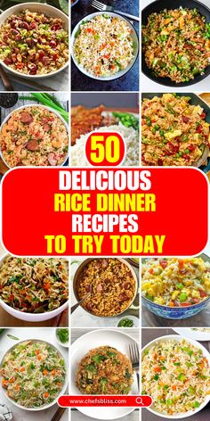 50 delicious rice dinner recipes to try today