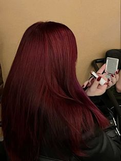 #redhair #cherry #cherrygirl Cherry Red Hair Aesthetic, Cherry Coke Hair Color, Cherry Coke Hair, Hair Styls, Cherry Cola Hair Color, Cherry Cola Hair, Cherry Girl, Cherry Red Hair