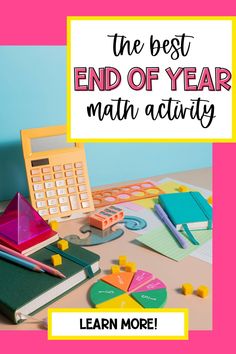 the best end of year math activity for kids to practice their writing skills and help them learn more