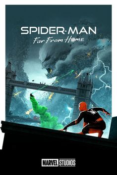 the cover to spider - man far from home