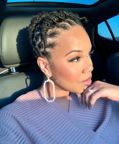 Updo Short Locs, Faux Locs Ponytail, Starter Loc Updo Styles Short, How To Style Short Locs, Loc Styles For Short Hair Dreadlocks, Locs Updo Hairstyles For Women, Locs Updo Styles