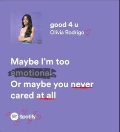 Nadia Aesthetic, Crush Song Lyrics, Positive Songs, Olivia Lyrics, Songs That Describe Me, Meaningful Lyrics, Music Collage, Lyrics Aesthetic