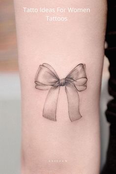 Tattoo Ideas For Women Ribbon Tattoo Designs For Women, Bow Flash Tattoo, Small Bow Tattoos For Women, Bow Tattoos For Women, Ribbon Tattoo Design, Ribbon Tattoo Designs, Tattoo Ideas Female Unique, Simple Unique Tattoos