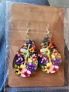 These beautiful earrings are sublimated on both sides with the same design, bringing both your faith and love to life. Sublimation Cross Earrings, Teardrop Earrings, Both Sides, Beautiful Earrings, Jewelry Earrings Dangle, Etsy Earrings, Dangle Earrings, Jewelry Earrings, Flowers