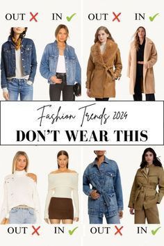 Fashion Don'ts For Women, Earring Trends 2023 2024, Current Winter Fashion Trends, Current Fashion 2024, What To Wear 2024, Spring 2024 Jacket Trends, What To Wear Spring 2024, Jacket Trends 2024, Winter Spring Outfits 2024