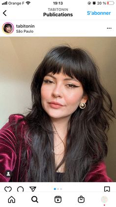 Shag With Round Face, Shag With Straight Bangs, Shag Fringe Long Hair, Wolfcut Fine Straight Hair, Bottleneck Bangs Long Hair Round Face, Fringe Shag Hair, Fringe With Face Framing Layers, Before And After Bangs Long Hair, Micro Bangs With Long Hair Round Face