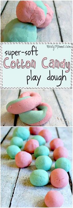 some kind of play dough that looks like cotton candy