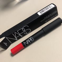 Nars Velvet Matte Lip Pencil Famous Red New In Box. Never Used. 2.4 G Nars Red Lipstick, Nars Velvet Matte Lip Pencil Damned, Nars Dragon Girl Lipstick, Nars Powermatte Lip Pigment, Nars Audacious Lipstick, Nars Makeup, Velvet Matte, Lip Pencil, Makeup Lipstick