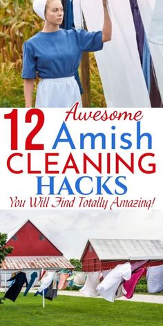 the cover of 12 awesome cleaning hacks you will find totally amazing things to do