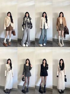 Academia Outfits, Simple Outfits, Vintage Clothing, Fashion Inspo Outfits, Stylish Outfits, Korean Fashion, Vintage Outfits, Outfit Inspirations, Fashion Inspo