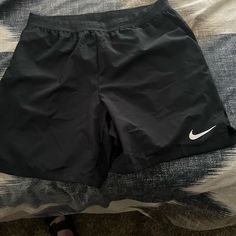 These Are Brand New Shorts Never Worn. Black Training Shorts With Pockets, Nike Black Moisture-wicking Bottoms, Nike Black Athletic Shorts With Elastic Waistband, Nike Black Athletic Shorts For Workout, Nike Black Training Shorts, Nike Black Bottoms With Built-in Shorts, Nike Black Athletic Shorts With Built-in Shorts, Nike Black Athletic Shorts For Gym, Nike Black Gym Shorts