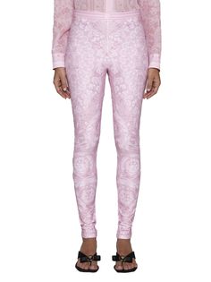 ->polyamide, 78% Synthetic->elastane, 22% Elegant Tight Elastane Leggings, Elegant High Stretch Elastane Leggings, Elegant Spring Leggings, Shades Of Pastel Pink, Shades Of Pastel, Chanel Camellia, Herno Jacket, Red Valentino Shoes, Versace Couture