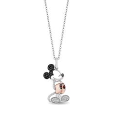 Mickey Mouse Jewelry, Mickey Mouse Ring, Mouse Necklace, Mickey Mouse Necklace, Disney Treasures, Silver Necklaces Women, Moissanite Necklace, Kay Jewelers, Kids Necklace