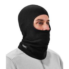 N-Ferno Black Fleece Balaclava Face Mask Black Balaclava, Football Mask, Football Protective Gear, Fleece Balaclava, Winter Face Mask, Orange Fleece, Winter Face, Ski Helmets, Spandex Top