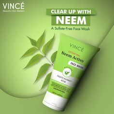 Infused with the power of neem, this sulfate-free face wash deeply cleanses your skin, removes impurities, and fights acne. Flexible Stone Veneer, Perfume Photography, Sulfate Free, Beautiful Skin, Face Wash, Beauty Brand, Social Media Post, Acne, Labour Day