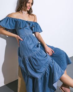 New Now: Mad about denim

ww.flyingtomato.com⁠

#springfashion #springoutfit #springlook #springdress #StreetFashion #StreetStyleInspo #denim #jeans #denimpants #denimvest#denimstyles #denimfashion #denimskirts Off Shoulder Neckline, Listen Carefully, Ruffled Top, Tier Skirt, Tiered Skirt, Ruffle Top