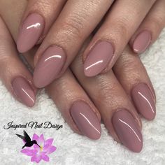 The Manicure Company, Mocha Pink Nails, Soft Mauve Nails, Dusty Pink Almond Nails, Dusty Rose Wedding Nails, Brown Mauve Nails, Nude Mauve Nails, Mauve Nails Short