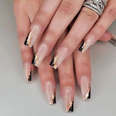 Night Out Nails Ideas, Fancy Nail Ideas Acrylic, Acrylic Nails With Foil Design, French On Coffin Shape, Blush Nails Wedding, New Year’s Eve Nails Coffin, New Years Eve Nails Ideas 2023, Elegant Coffin Nail Ideas, Birthday Nails Coffin Classy