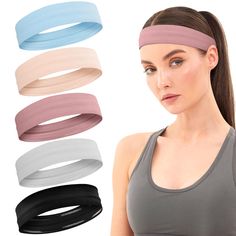 PRICES MAY VARY. 【Sweat Absorption】The headband efficiently pulls sweat away and rapidly evaporates it, keeping your head cool and comfortable. It minimizes sweat interference during intense workouts, allowing you to focus on every challenge unhindered. 【Perfect Adaption】The hair band designed with a unique elastic band and silicone non-slip strip, it guarantees a snug fit across various head sizes. Whether sprinting, jumping, or flipping, it stays in place, offering you unrestricted freedom of Slip On Headband, Best Non Slip Headbands, Amazon Headband, Headband Size, Workout Headband, Head Bands, Workout Running, Married Woman, Intense Workout