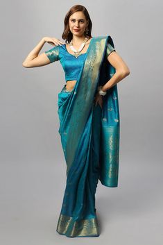 Saree With Coat, Bridesmaid Sarees, Reception Sarees, One Minute Saree, Formal Saree, Blue Silk Saree, Saree With Belt, Floral Print Sarees, Bridesmaid Saree