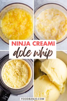 Ninja Creami Dole Whip is an easy way to make that creamy pineapple sorbet. The homemade dole whip has that perfect pineapple flavor for a delicious homemade ice cream made in the Ninja Creami.