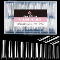 PRICES MAY VARY. ❤️Professional XXL Nail Tips Coffin: Great extension extra long coffin fake nails show a great clear cover with premium innovate material soft gel nail tips can be used with nail polish, dip powder, acrylic acrylic powder, easily make salon nail effect instead of dropping money at expensive salon! ❤️Clear Coffin Nail with No Trace: The no c curve 2xl coffin nail tips with soft gel material benefits bendable without trace, thin front thicker tips design not easy break. Which make Long Nail Tips, Long Acrylic Nail, Nails Clear, Coffin Acrylics, Tips Nails, Diy Salon, Curved Nails, Nail Effects, Gel Nail Tips