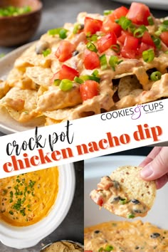 the chicken nacho dip is an easy and delicious appetizer