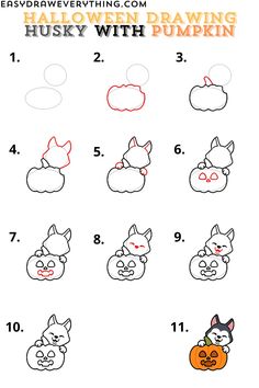 how to draw an adorable pumpkin with easy step by step drawing instructions for kids and adults