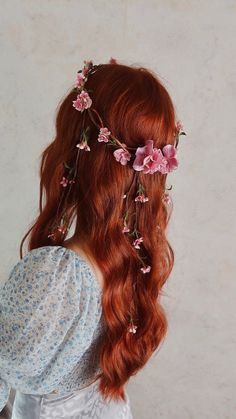 Pink Wedding Headpiece, Wildflower Hair, Vine Crown, Whimsical Bride, Medieval Crown, Hair Garland, Hollywood Waves, Romantic Hairstyles, Hair Wreath