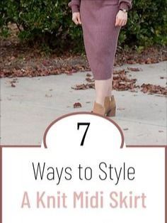 Fall Midi Skirt Outfit, Midi Skirt Outfit Ideas