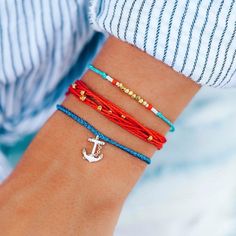 Pura Vida Nwt June Monthly Subscription. Boat Life Beaded Red Malibu Bracelet Anchors Away Charm Puravida Bracelets, Bracelets Pura Vida, Christmas Goals, Pura Vida Jewelry, Bracelet Pack, Boat Life, Bracelet Set Silver, Pura Vida Bracelets, Silver Charm Bracelet