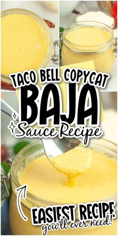 the recipe for this taco bell copycat sauce is easy to make