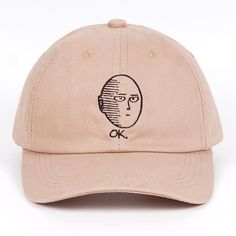 Fan Embroidery, Anime One Punch Man, Anime Hats, Topi Snapback, Embroidery Funny, Embroidery Caps, One Punch Man Anime, Hats Fashion, Funny Hats