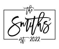 the smiths logo in black and white, with the words's at 2012