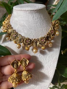 Stunning matte gold and pink necklace set /Indian Jewellery /Indian Necklace Set/Gold Jewelry Adjustable Rope | Necklace Length: 22.00 CM x Width: 3.00 CM Earring Length: 4.00 CM  Color: Gold | Stone: Kundan & Imitation Pearl Package Content: 1 Piece Of Necklace::1 Pair Of Earring Occasion- Wedding, Party Wear, Bridal, Bridesmaid jewelry Please let me know if you have any questions!  Thank you for shopping with us and supporting my small bussines! Gold Necklace Set Indian, Bridal Gold Necklace, Pink Necklace Set, Indian Necklace Set, Indian Bridal Jewelry Sets, Necklace Set Indian, Jewellery Indian, Indian Necklace, Gold And Pink