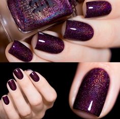 Unghie Sfumate, Purple Nail, Winter Nail Designs, Colorful Nail Designs, Pedicures, Fancy Nails, Bethlehem, Nail Polishes, Gorgeous Nails