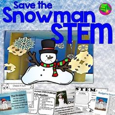 Snowman STEM Winter Stem, Library Resources, Science Technology Engineering Math, Christmas Stem, Shade Structure, Build A Snowman, Budget Planning