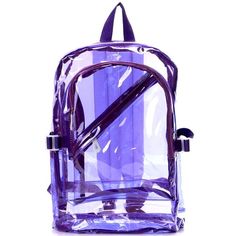 Clear Backpack Space Backpack, Clear Backpacks, Underground Clothing, Trendy Tank Tops, Jeans Patchwork, Clear Backpack, Rucksack Bag, Purple Backpack, Oversized Graphic Tee