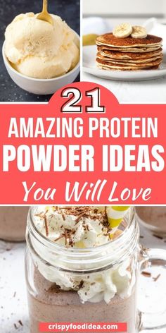 These amazing protein powder recipes are best for meal prep and helps to lose weight. Protein Powder Ideas, Healthiest Protein Powder, Diet Fast, Healthy Protein Snacks, Best Fat Burner, Baking Soda Beauty Uses, Powder Recipe, Low Carb Diet Recipes