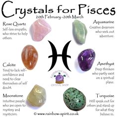 crystals for pisces with their meanings