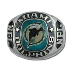 a ring with the miami dolphins on it